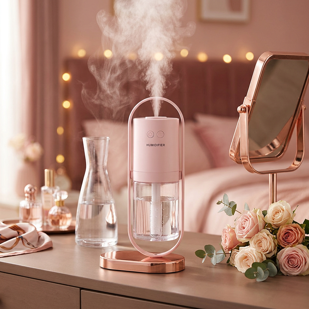 Humidifier Pink Lifestyle